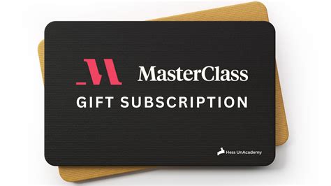 Masterclass gift. Things To Know About Masterclass gift. 